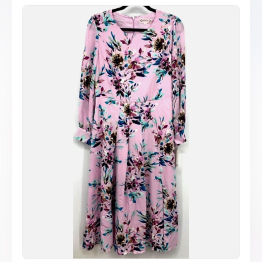 Nanette Lepore Women's Floral Dress - Pink like new - Picture 2 of 6